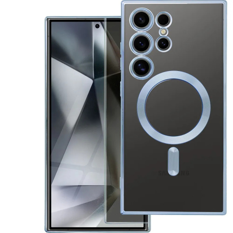 ELECTRO MAG COVER MagSafe Etui do SAMSUNG S25 Edge niebieski