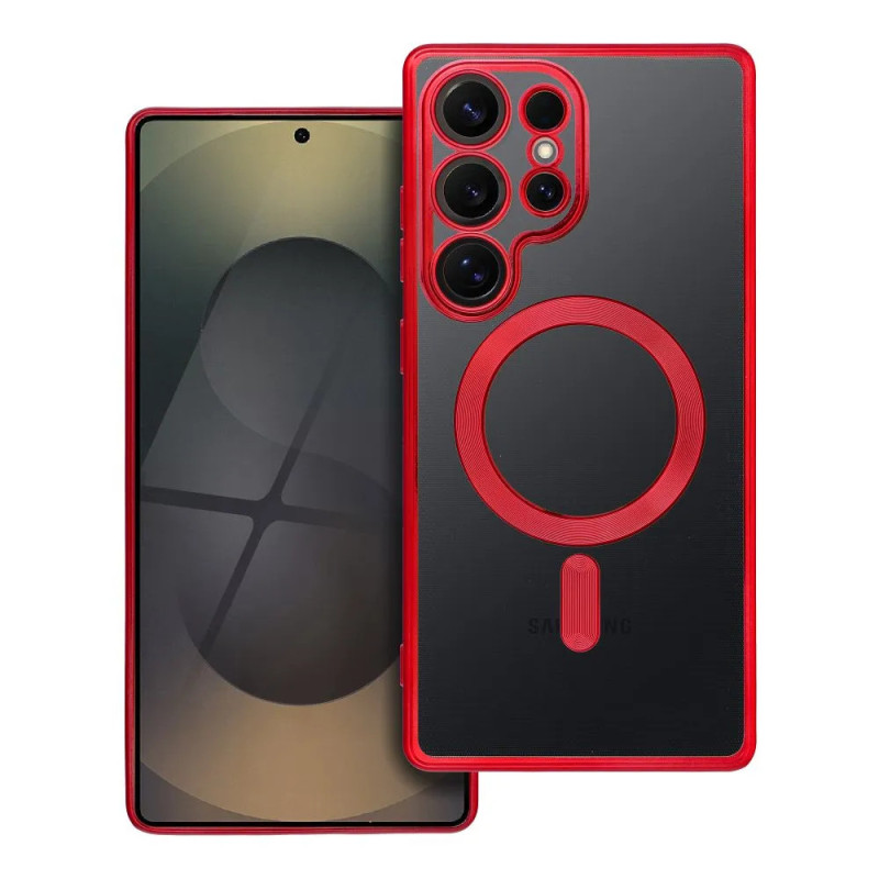 ELECTRO MAG COVER MagSafe Etui do SAMSUNG S25 Edge czerwony
