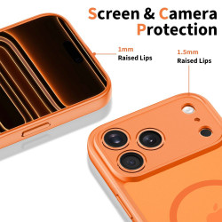 TECH-PROTECT BASICMAG MAGSAFE Etui do APPLE IPHONE 17 PRO MAX MATTE COSMIC ORANGE