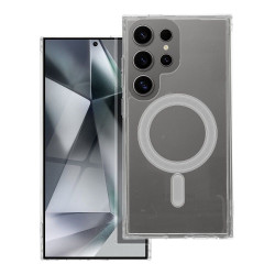 CLEAR MAG kompatybilny z MagSafe Etui do SAMSUNG S25 Ultra Transparentny