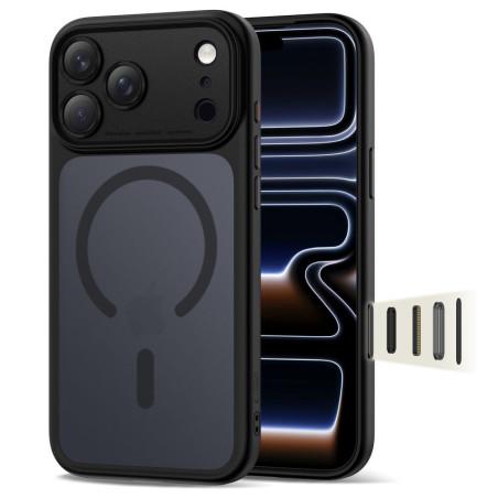 TECH-PROTECT MAGPEAK MAGSAFE CC Etui do Apple IPHONE 17 PRO MAX MATTE BLACK