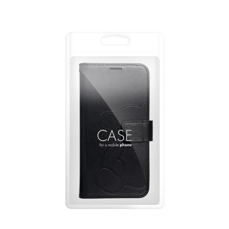 MEZZO Book Etui do SAMSUNG S25 Edge teddy bear czarny