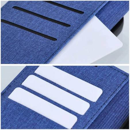 GOMMA Book Etui do SAMSUNG S25 Edge niebieski